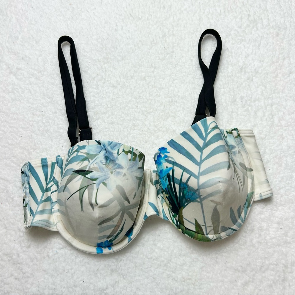 Ted Baker Underwire Floral Bikini Top 34DD - Picture 2 of 8